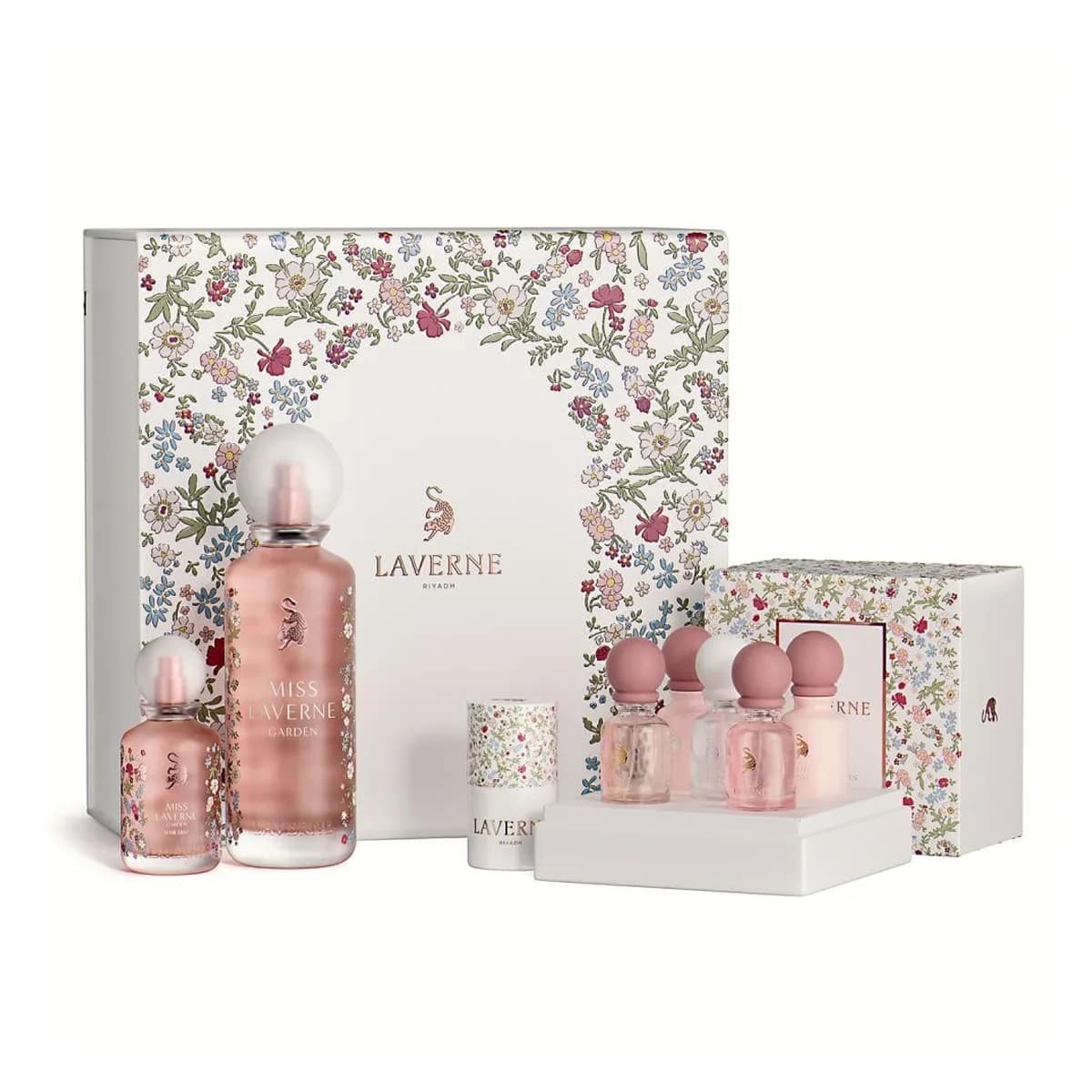 مجموعة مس لافيرن قاردن عطر 200مل + عطر للشعر 50مل + 5 عطور صغيرة (ستاتي)